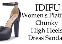 IDIFU Women’s Platform Chunky High Heels Dress Sandals Review