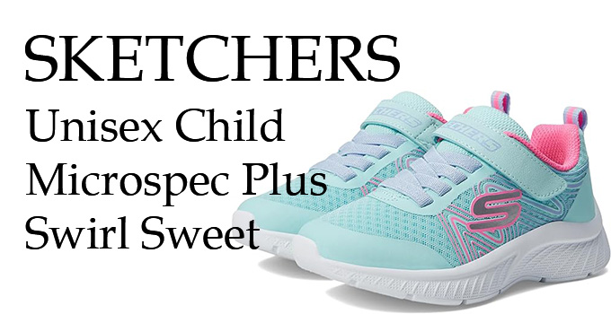 Skechers Unisex Microspec Plus – Swirl Sweet Sneaker for Kids Review